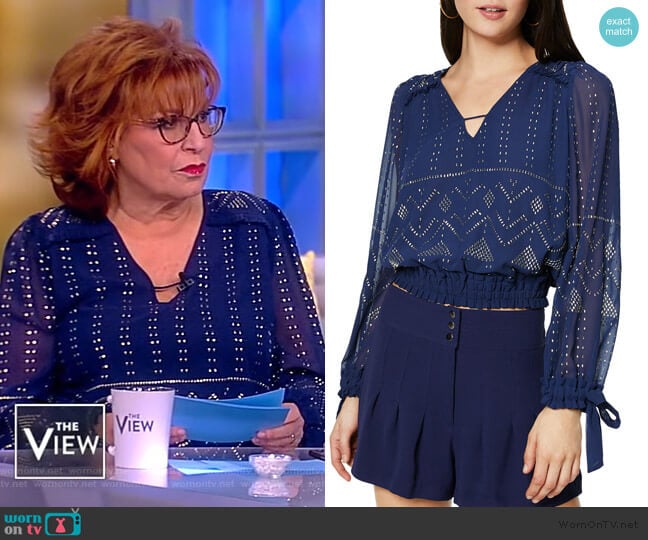 Ramy Brook Leeor Blouse worn by Joy Behar on The View
