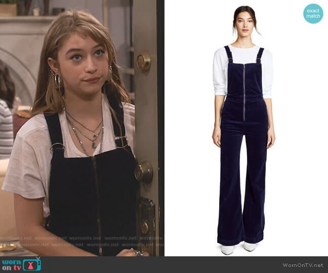 Rolla's East Coast Flare Overalls worn by Shannon (Odessa Adlon) on Fam