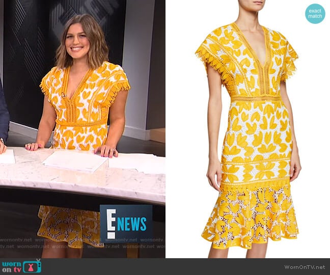 Saylor Kaiya Dress worn by Carissa Loethen Culiner on E! News