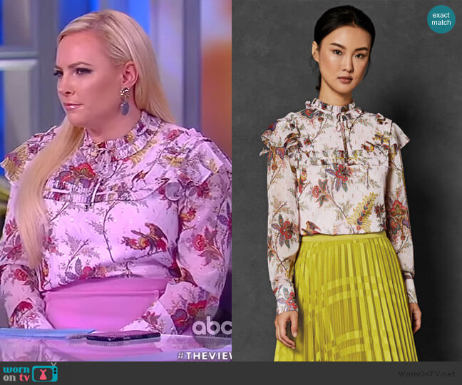 Ted Baker Millies top worn by Meghan McCain on The View