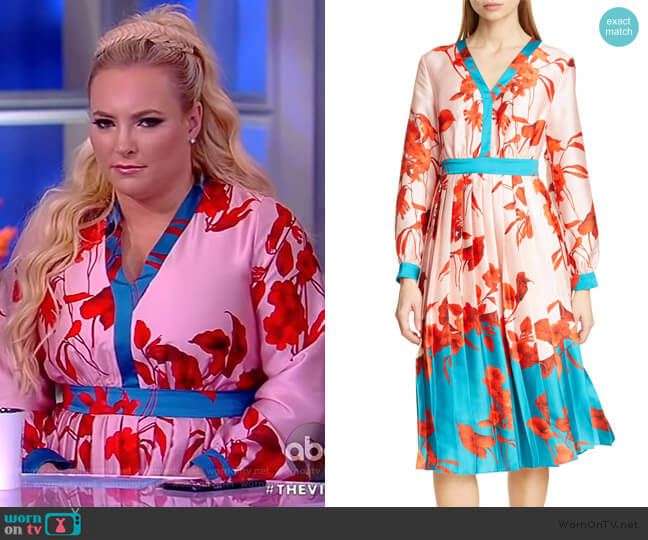 Ted Baker Karolyn Fantasia Midi Dress worn by Meghan McCain on The View