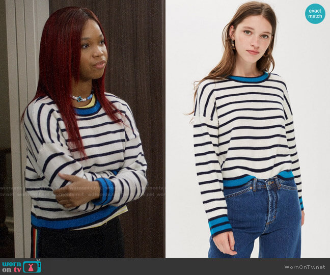 Topshop Stripe Jumper
