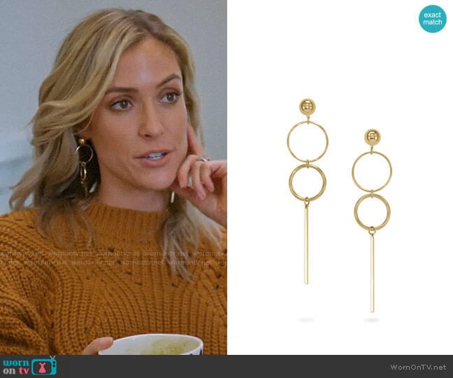 Uncommon James Baller Earrings worn by Kristin Cavallari on Very Cavallari
