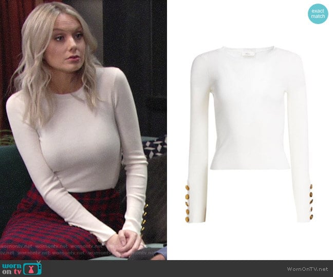 A.L.C. Dunham Sweater worn by Abby Newman (Melissa Ordway) on The Young and the Restless
