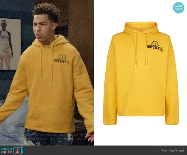 McQ Alexander McQueen Monster Hoodie worn by Andre Johnson Jr (Marcus Scribner) on Black-ish