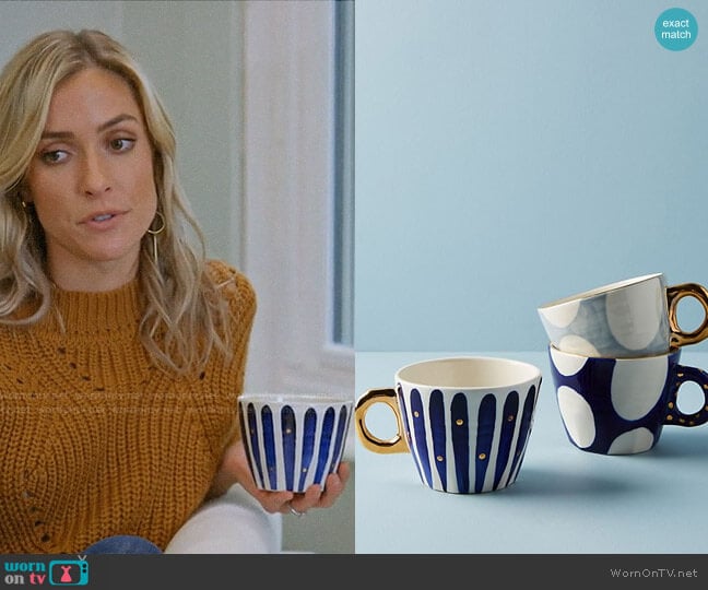 Bridget Bodenham Yesteryear Mugs worn by Kristin Cavallari on Very Cavallari