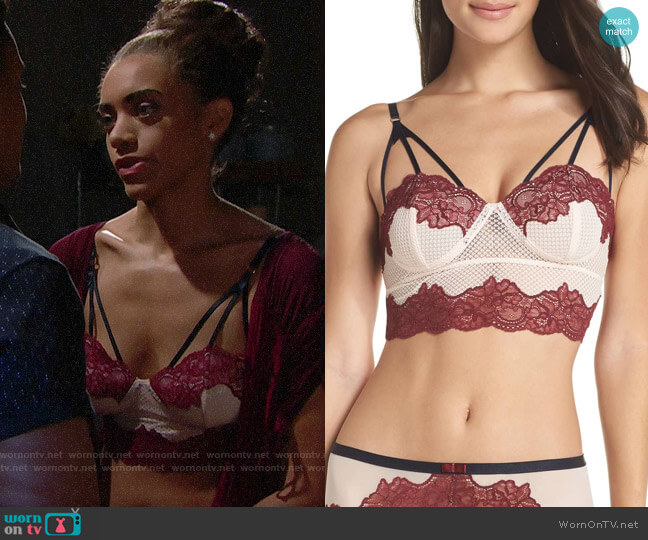 Chelsea28 Show-Off Longline Bralette worn by Zoe (Kiara Barnes) on The Bold and the Beautiful