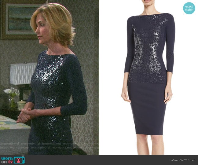 Chiara Boni La Petite Robe Liepa Dress worn by Eve Donovan (Kassie DePaiva) on Days of our Lives