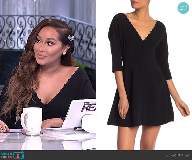 Cinq a Sept Joslyn Dress worn by Adrienne Houghton on The Real