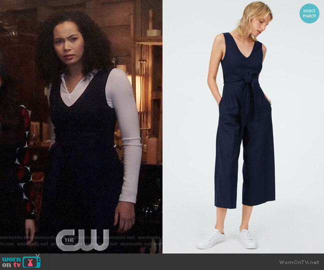 Club Monaco Torela Jumpsuit worn by Macy Vaughn (Madeleine Mantock) on Charmed