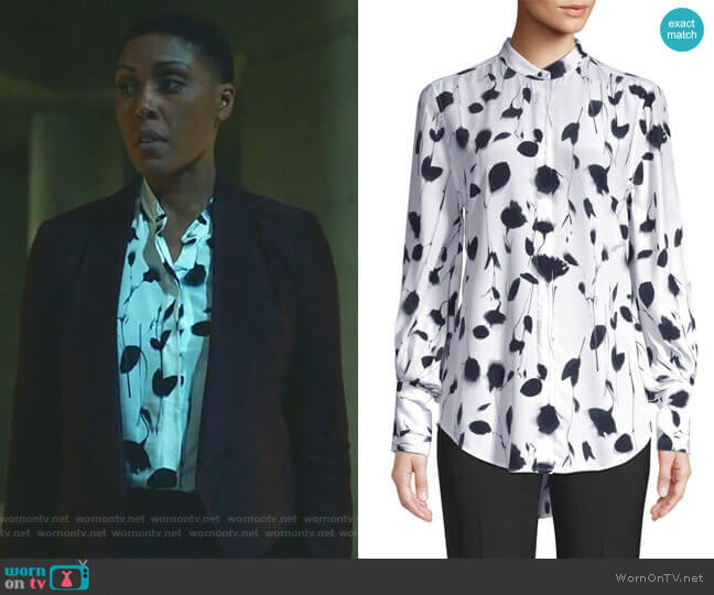 Equipment Boleyn Blouse worn by Lynn Stewart (Christine Adams) on Black Lightning