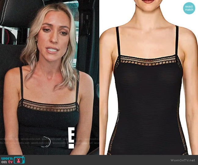 Eres Whaouu Lace-Trimmed Bodysuit worn by Kristin Cavallari on Very Cavallari
