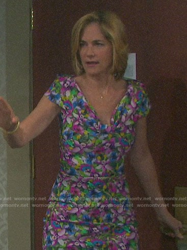 Eve’s floral dress on Days of our Lives