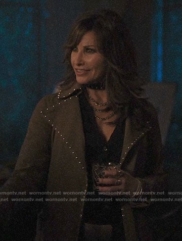 Gladys’s studded coat on Riverdale