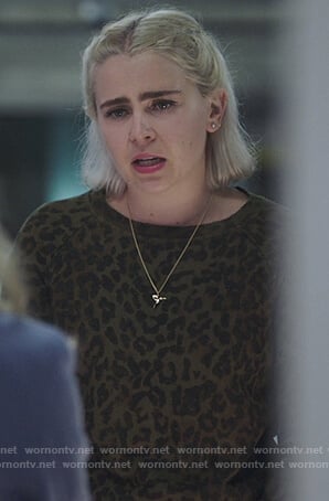 Annie’s leopard print sweatshirt on Good Girls