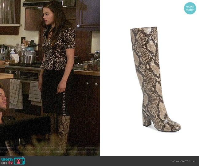 Jeffrey Campbell Bandera Knee High Boot worn by Maggie Vera (Sarah Jeffery) on Charmed