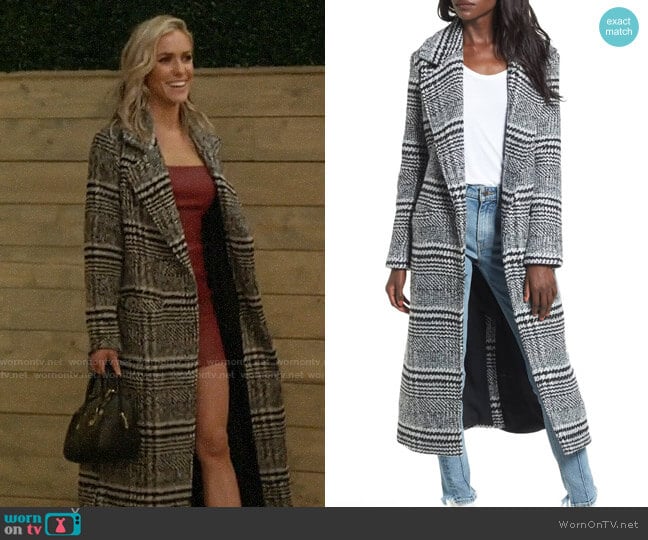Lovers + Friends Sabra Coat worn by Kristin Cavallari on Very Cavallari