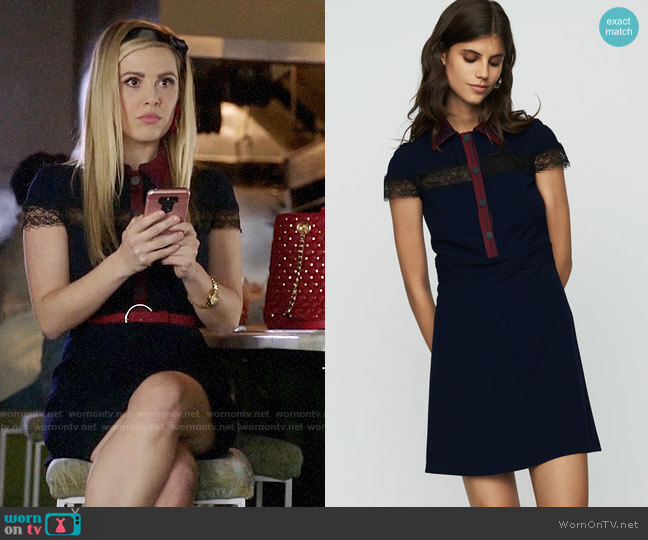 Maje Riloid Dress worn by Lucy (Natalie Hall) on Charmed