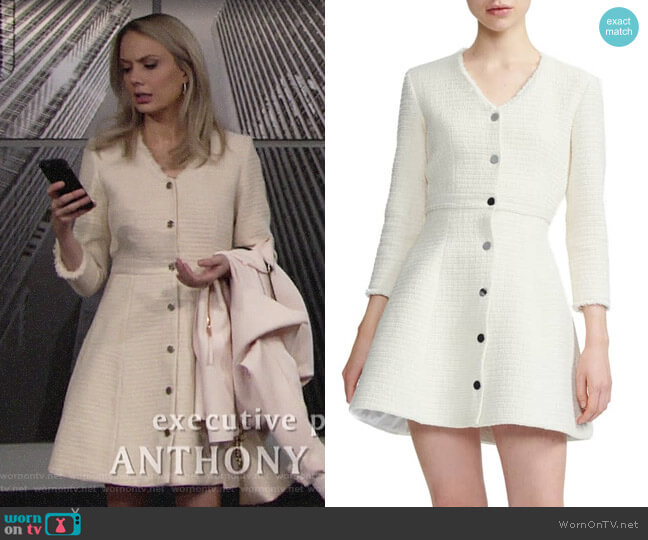 Maje Ryzer Dress worn by Abby Newman (Melissa Ordway) on The Young and the Restless