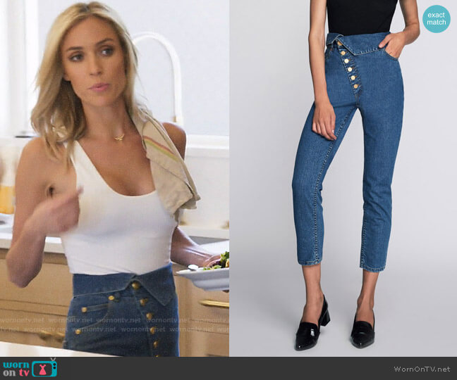 Marissa Webb Erica Denim Pants worn by Kristin Cavallari on Very Cavallari