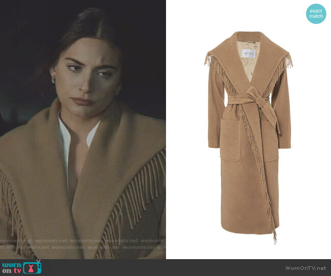 Max Mara Pacos Coat worn by Cristal Jennings (Daniella Alonso) on Dynasty