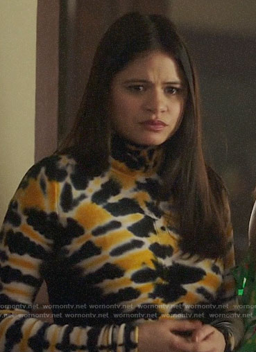 Mel’s tie dye maxi dress on Charmed