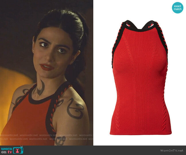 Rag and Bone Brandy Tank worn by Isabelle Lightwood (Emeraude Toubia ) on Shadowhunters