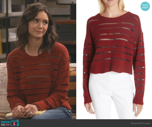 Rag & Bone Penn Sweater worn by Clem (Nina Dobrev) on Fam