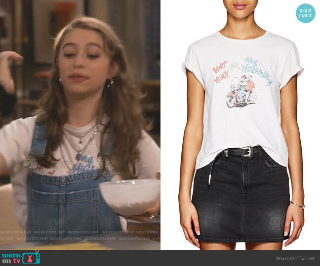 Grlfrnd Alek Overalls worn by Shannon (Odessa Adlon) on Fam