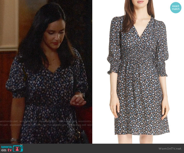 Rebecca Taylor Zelma Dress worn by Amy Santiago (Melissa Fumero) on Brooklyn Nine-Nine