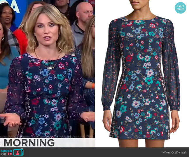 Saloni Isla Mini Dress worn by Amy Robach on Good Morning America