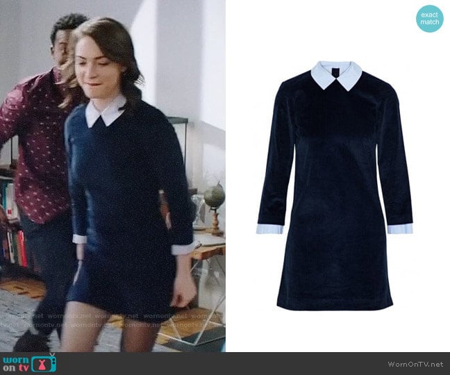 Sandro Laury Dress worn by Cara Bloom (Violett Beane) on God Friended Me