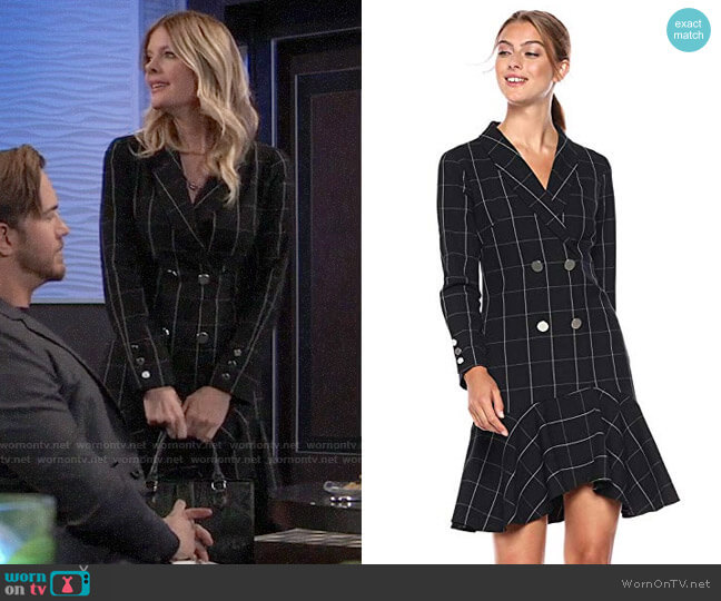 Shoshanna Sloan Dress worn by Nina Reeves (Michelle Stafford) on General Hospital