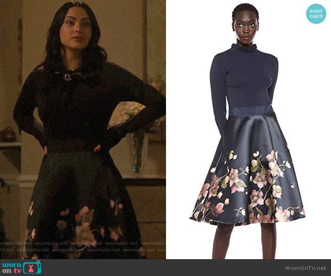 Ted Baker Seema Dress worn by Veronica Lodge (Camila Mendes) on Riverdale