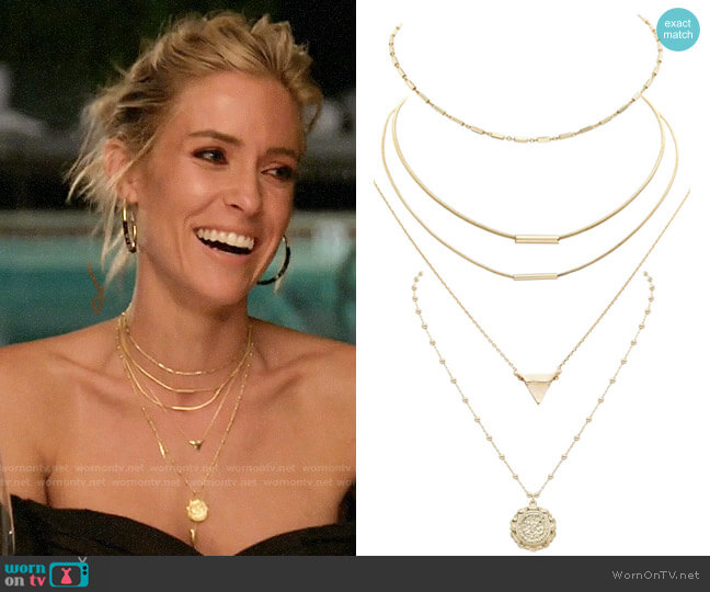 Uncommon James Better On You Necklace in Gold worn by Kristin Cavallari on Very Cavallari