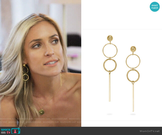 Uncommon James Baller Earrings in Gold worn by Kristin Cavallari on Very Cavallari