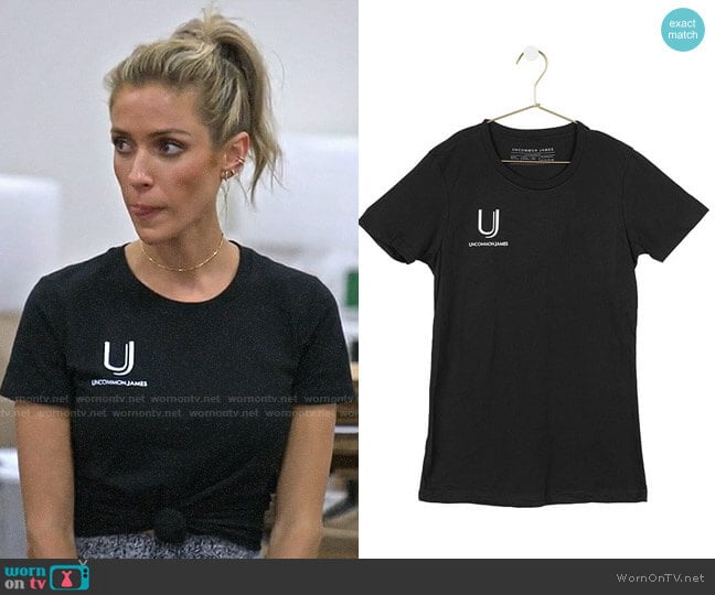 Uncommon James UJ Crew Tee worn by Kristin Cavallari on Very Cavallari