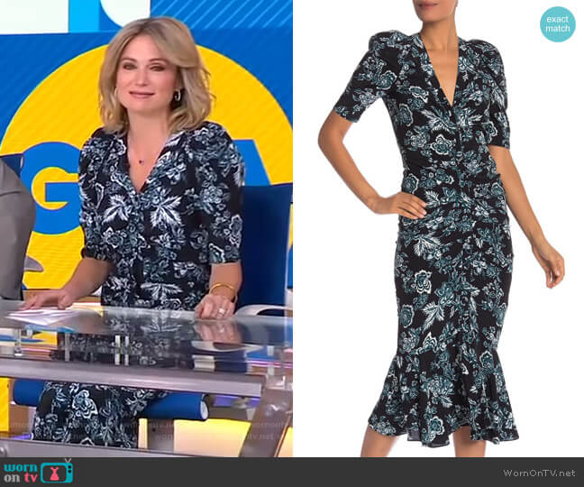 Veronica Beard Kent Dress worn by Amy Robach on Good Morning America