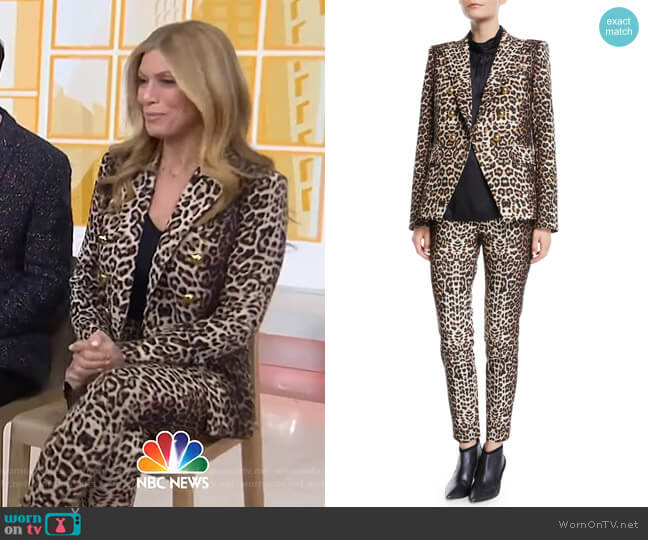 Veronica Beard Lago Pants worn by Jill Martin on Today