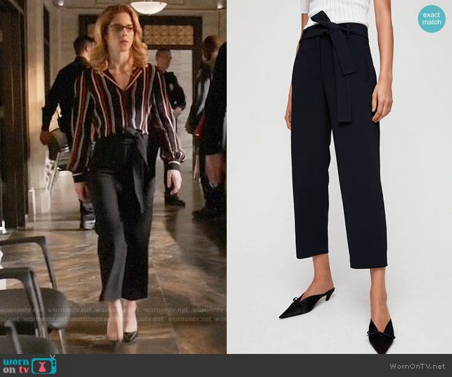 Wilfred Jallade Pants worn by Felicity Smoak (Emily Bett Rickards) on Arrow