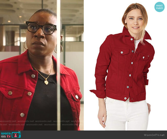 AG Adriano Goldschmied MYA Jacket worn by Henrietta Wilson (Aisha Hinds) on 9-1-1