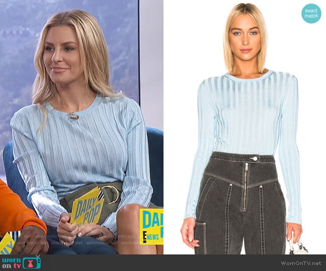 Acne Studios Sitha Sweater worn by Morgan Stewart on E! News