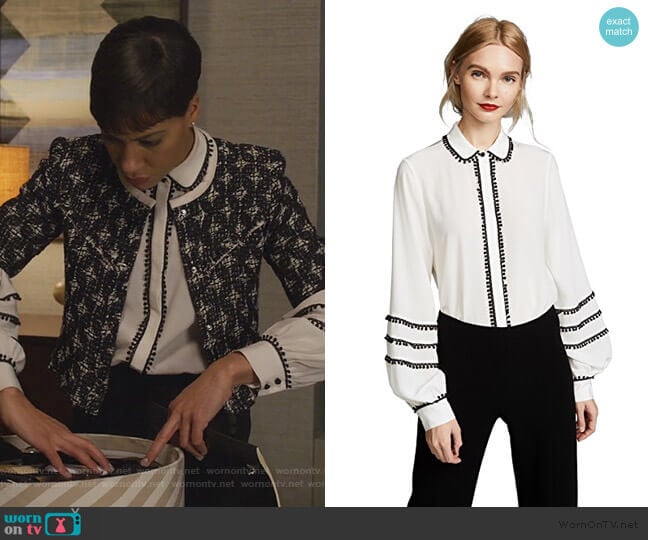 Alexis Baylee Top worn by Lucca Quinn (Cush Jumbo) on The Good Fight