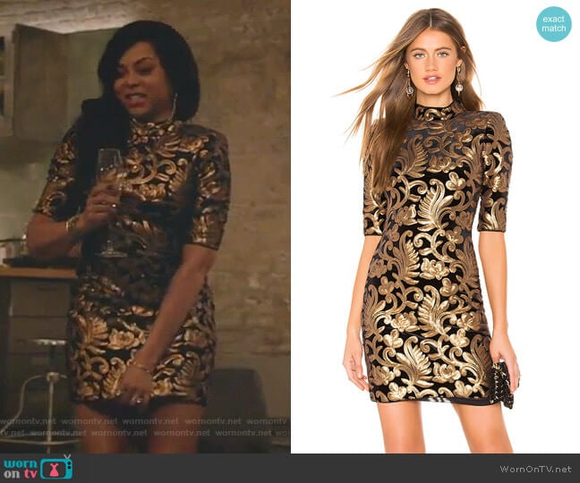 Alice + Olivia Inka Dress worn by Cookie Lyon (Taraji P. Henson) on Empire