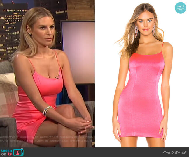 Alice + Olivia Nelle Mini Dress worn by Morgan Stewart on E! News