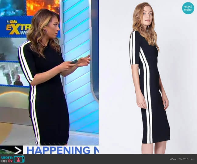 Veronica Beard Audri Dress worn by Ginger Zee on Good Morning America