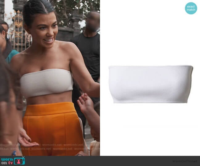 H&M Balmain X H&M Bandeau worn by Kourtney Kardashian on Keeping Up with the Kardashians