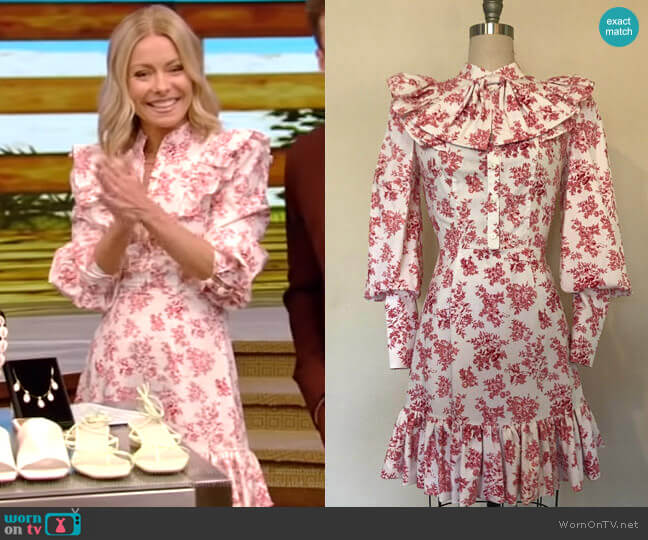 Tracy Feith Bon Bon Dress worn by Kelly Ripa on Live with Kelly and Mark