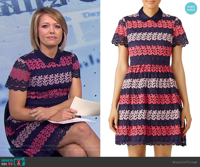 Draper James Ivy Dress worn by Dylan Dreyer on Today