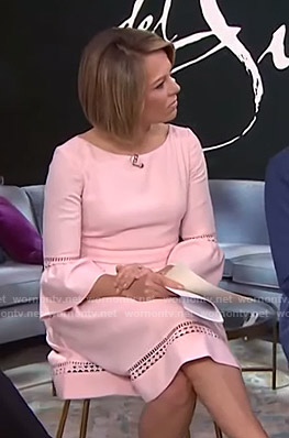 Dylan’s pink laser cut dress on Today